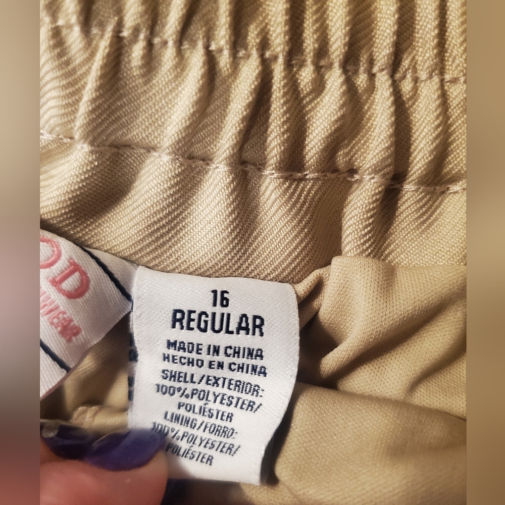 Girl skirt school uniform , beige, size 16, new with tag - Picture 2 of 8